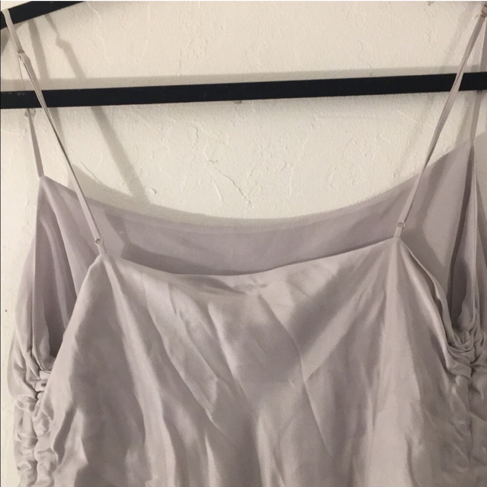 Zimmerman NWT Metallic Ruched Slip Dress - Picture 5 of 8